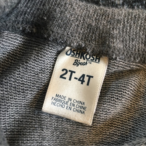 Oshkosh 2-4 year gray star tights - Picture 2 of 2
